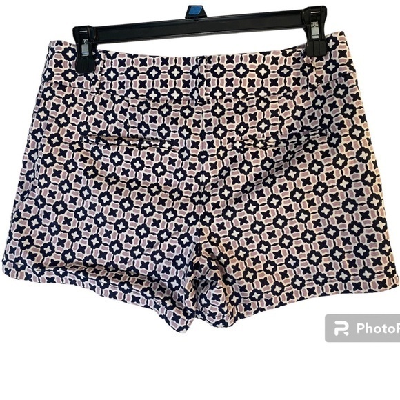 LOFT The Riviera Shorts Size 0 ‎ Lilac and Blue - Picture 2 of 3